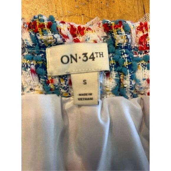ON 34TH Women's Tweed Mini Skirt Size Small Nwt (3355) - Picture 5 of 6